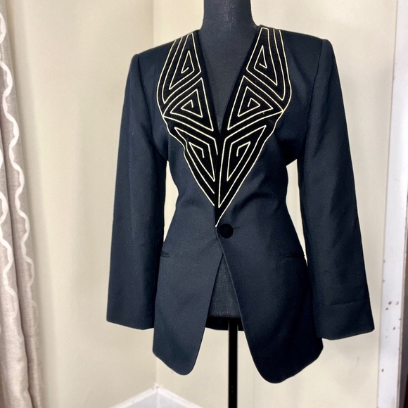 J.P. Falls Jackets & Blazers - Vintage Velvet Inset Blazer
